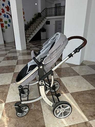 Modullu arabalar: Uşaq arabası LuxMom markası. Əla vəziyyətdədir. Sumkası, tülü — 2