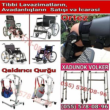 avtomobil icaresi: Tibbi ləvazimat və avadanlıqların satışı və icarəsi. Məhsul — 1