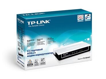 коммутаторы tp link: TP LINK TD-8840T Маршрутизатор модели TD-8840T со встроенным модемом