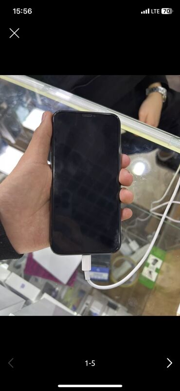 iphone 11 pro цена в бишкеке: IPhone 11 Pro, Б/у, 256 ГБ, Зарядное устройство, Кабель, Защитное стекло