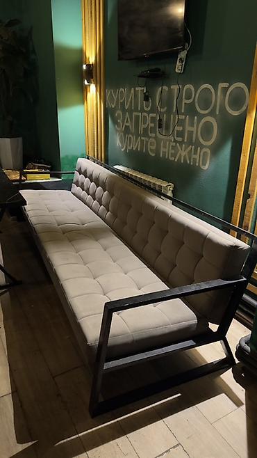 sofa: Продается 3 дивана для кафе/офиса/лофт‑интерьера. 1) 2 прямых дивана — 4