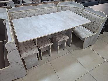 silver kitchen: Кухонный стол и стул, Новый, Платная доставка, цвет - Серый — 1
