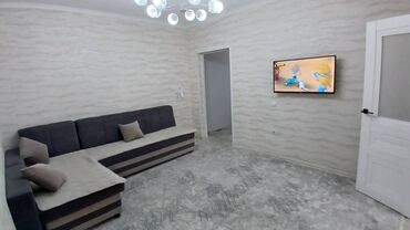 квартира берилет салиева алматинка: 1 комната, 53 м², 108 серия, 8 этаж, Евроремонт