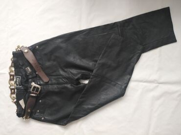 188 oglasa | lalafo.rs: Versace Jeans Couture original /zenske kozne pantalone,hologram