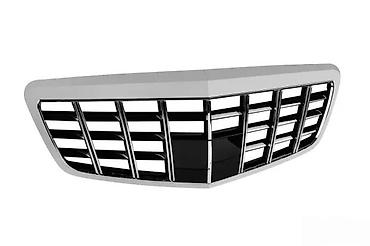 BRABUS MASKA GRILL HROM CRNA MERCEDES S W221 | BRABUS Prednja maska
