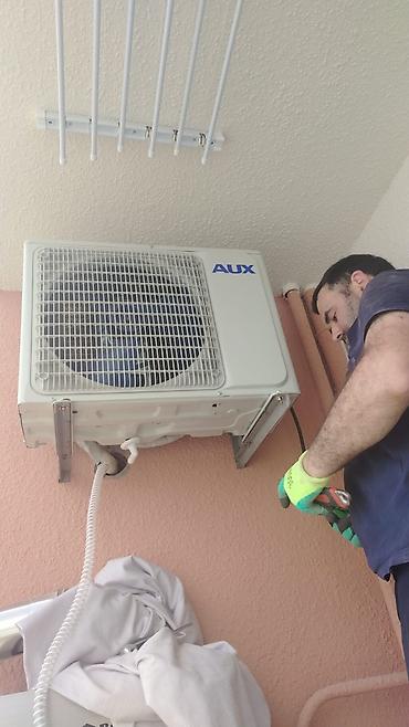 temizlik ev işleri: (Servis) kandisanerlerin qurasdirilmasi yuyulmasi yemiri və s — 1