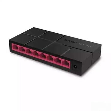 Modemi, ruteri i mrežni uređaji: 8-portni mrežni switch (Ethernet razdelnik) - 8 RJ-45 porta za — 1