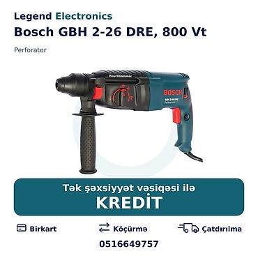 perfarator: Elan başlığı: Perforator Bosch GBH 2-26 DRE, 800 Vt Elan mətni: Bosch — 1