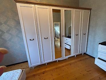 set mebel: 2 təknəfərlik çarpayı, Dolab, Komod, 2 tumba, İşlənmiş — 8