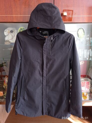 куртка мужской зимний пуховик: Куртка 4XL (EU 48), цвет - Черный
