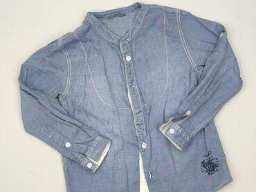 guess koszule: Shirt 5-6 years, condition - Very good, pattern - Monochromatic, color - Blue