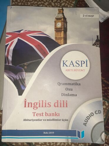 kaspi dinleme v Azərbaycan | KITABLAR, JURNALLAR, CD, DVD: Kaspi ingilis dili test qrammatika oxu dinleme Abuturiyent ve