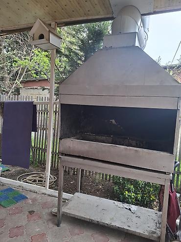peçka soba: Sənaye tipli paslanmayan poladdan manqal/şiş kabab sobası və — 2