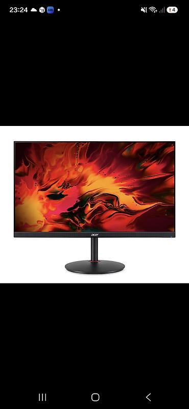 free: Acer 24" monitor 360hz - Ekran: təxminən 24 düym diaqonal, nazik — 1