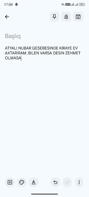 iş vakansiyaları bakı: Başlıq: Atyalı Nubar qəsəbəsində kirayə ev axtarılır Açıqlama: - — 1