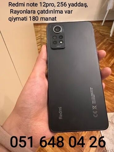 Xiaomi: Xiaomi Redmi Note 14 Pro, 256 GB, rəng - Qara, 
 Zəmanət, Sensor, Barmaq izi