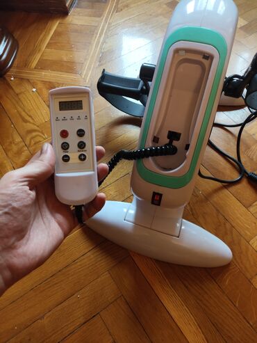qaçış trenajoru: Elektrik mini velosiped-trenajor (pedal trainer) - Aşağı və yuxarı