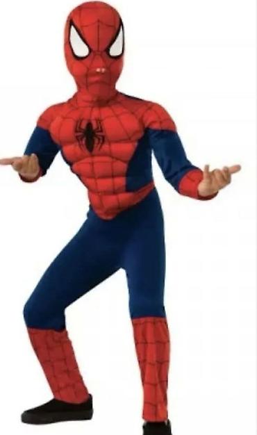 bunda kupujemprodajem: SPIDERMAN kostim sa mišicima : 3-5 GOD: 6-8 GOD: 9-11 GOD Cena 2700 — 1
