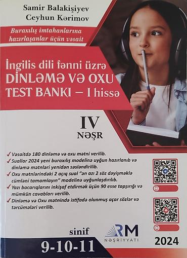Testlər: İngilis dili Testlər 11-ci sinif, 1-ci hissə, 2024 il — 1