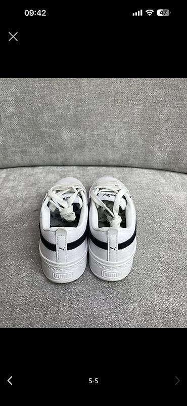 puma 36: Мужские кроссовки, 36.5, 37, Puma, Новый, цвет - Белый, Самовывоз, Платная доставка — 5