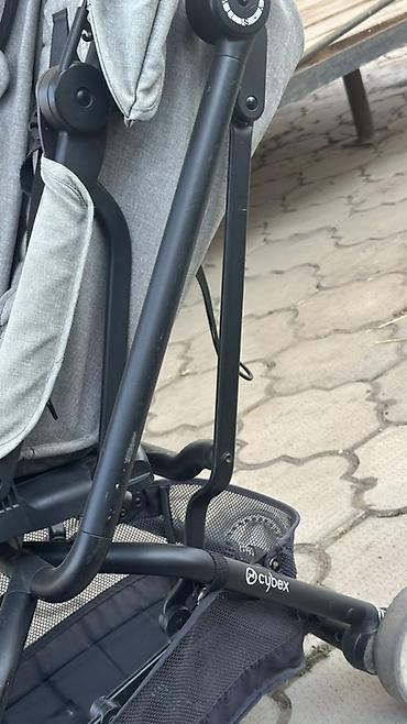 детский электрический велосипед: Коляска, Cybex, цвет - Серебристый, Б/у — 8