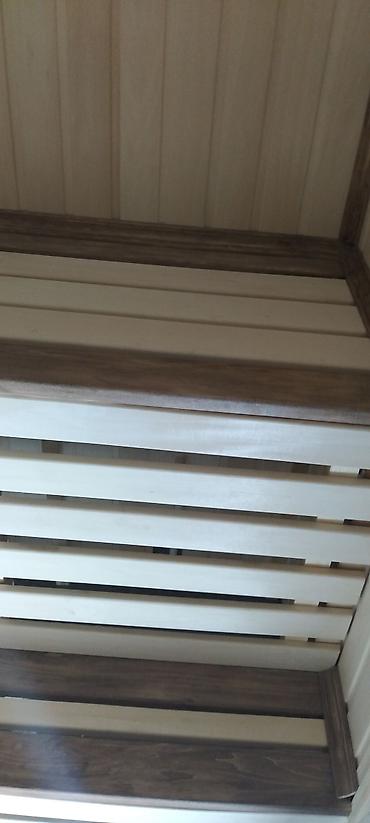 Полки для ванной: Бани Сауны Внутреняя отделка Утепление Установка котлов Рваный камень — 2