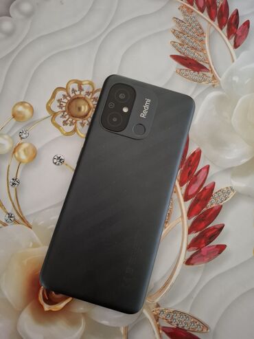 simli mikrofon: Redmi 12C, 4 ГБ, цвет - Серый, Отпечаток пальца
