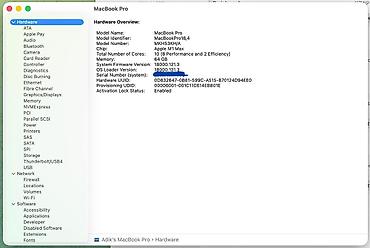 macbook i7: Б/у, Apple M1, ОЗУ, RAM: 64 ГБ — 6