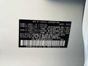 Subaru: Subaru Outback: 2022 г., 2.5 л, Вариатор, Бензин, Универсал — 11