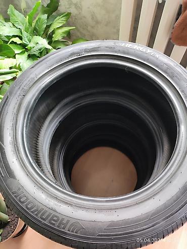 Шины: Шины 215 / 55 / R 17, Лето, Б/у, Комплект, Легковые, Hankook — 9