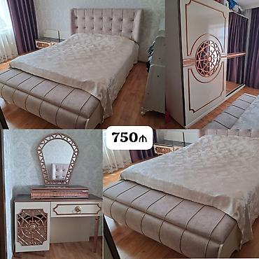 yataq desti ucuz: İkinəfərlik çarpayı, Termo, Dolab, 2 tumba, İşlənmiş — 1