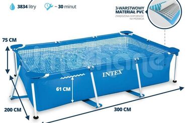 intex hovuzları: İntex qurma hovuz ölçüləri: Uzunluğu - 3 metr eni - 2 metr