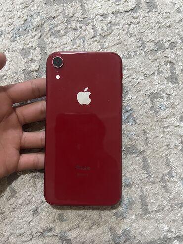iphone 7 цена в бишкеке бу: IPhone Xr, Б/у, 128 ГБ, Красный, Зарядное устройство, Защитное стекло, Чехол, 77 %