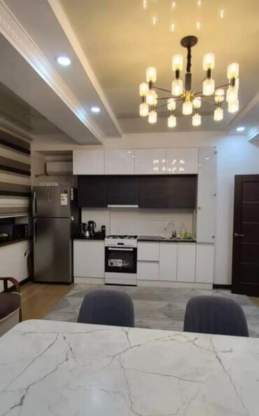 продажа квартир в бишкеке: 3 комнаты, 72 м², Элитка, 3 этаж, Дизайнерский ремонт
