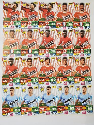 sak qosqu: Futbol kolleksiya kartları dəsti 195 kart - Seriya: Blast Cards — 5