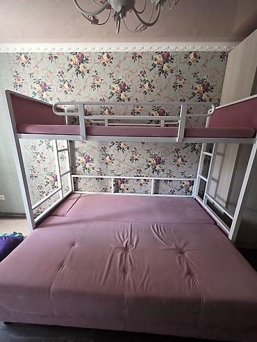 bunk bed: Двухъярусная кровать, Б/у, Складная — 2