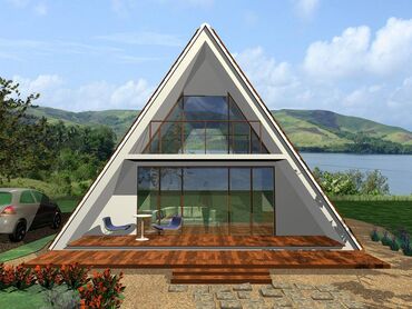 Tikinti işləri: Son vaxtlar A formalı evlerin tikintisinə böyük təlabat var. Biznes — 11