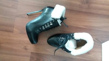 женская обувь 38: Ботинки и ботильоны цвет - Черный