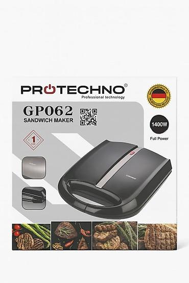 №: 14201 Məhsulun adı: Sendviç cihazı ProTechno GP062 Black Brend