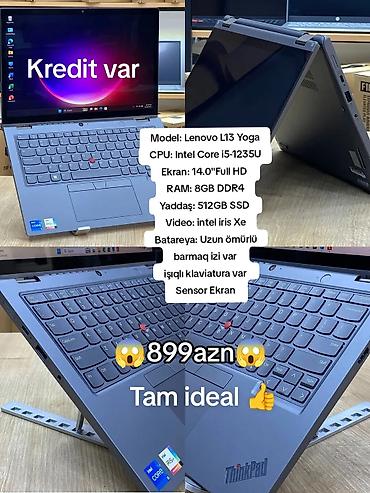 en ucuz asus notebook: Lenovo ThinkPad L13 Yoga noutbuku - Model: Lenovo L13 Yoga - — 1