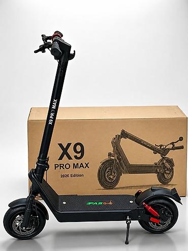 Elektrikli samokatlar: X9 PRO MAX elektrik skuteri – 2026 gunluk verilir yenidir Kuryerlər — 1