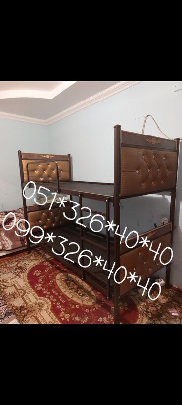 İkimərtəbəli uşaq çarpayıları: Oğlan və qız üçün, Yeni, Çarpayı, Matras ilə, Siyirməsiz, Taxta — 24