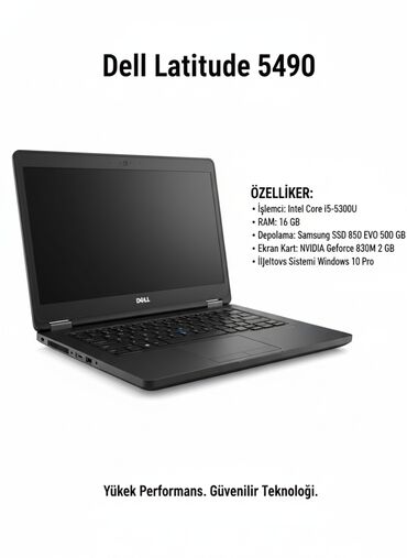 notebook klaviatura satisi: Б/у Dell Latitude, 14 ", Intel Core i5, 512 ГБ, Платная доставка