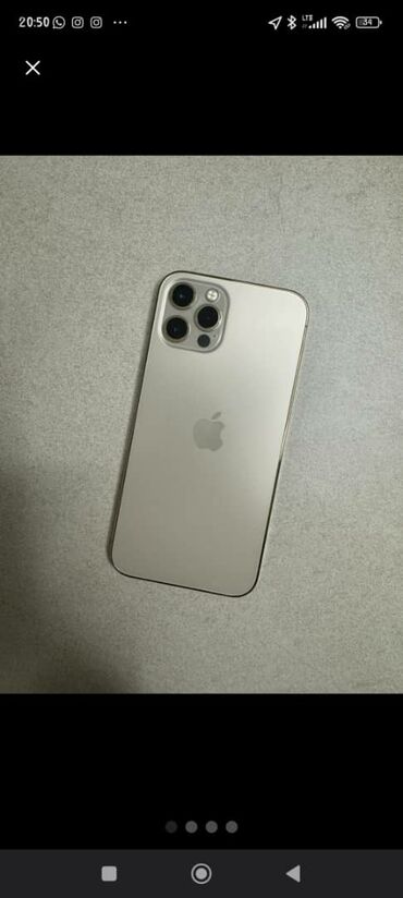 Мобильные телефоны и аксессуары: IPhone 12 Pro, Скидка 10%, Б/у, 256 ГБ, Золотой, Зарядное устройство, Защитное стекло, Чехол, 79 %