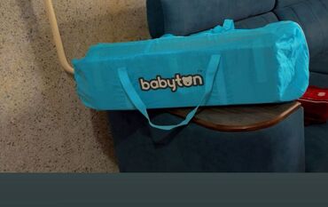 обувь ручной работы бишкек: Детская складная кроватка-манеж Babyton (голубой) - Формат 2-в-1