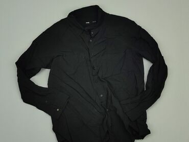 czarne bluzki z wycieciem: Shirt, SinSay, S (EU 36), condition - Good