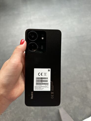 телефон редми13: Redmi, Redmi 13C, Жаңы, 256 ГБ, түсү - Кара, 2 SIM