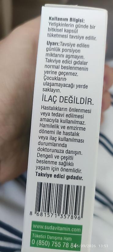 yara parfüm: SudaVitamin Berberine Plus – bitki mənşəli qida əlavəsi, orijinal — 3
