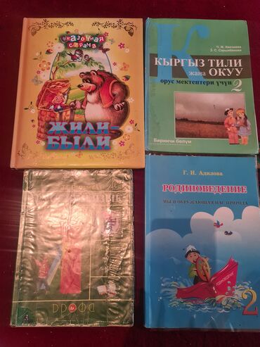 пайдалуу китептер: {"textual_description": "Комплект из нескольких детских книг