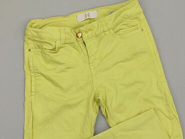 jeansowe rozkloszowane spódniczka: Jeansy, XS, stan - Dobry